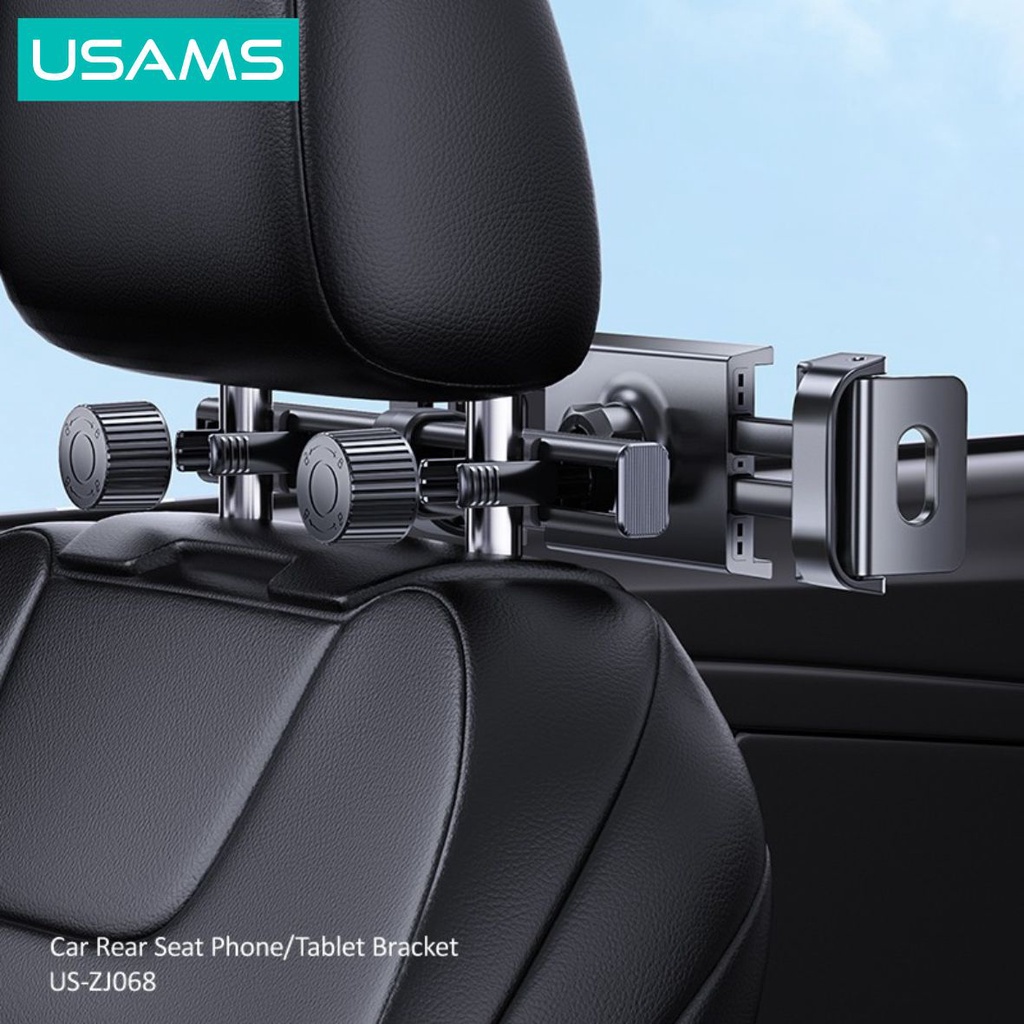 USAMS ZJ068 Car Headrest Holder Phone Tablet Bracket