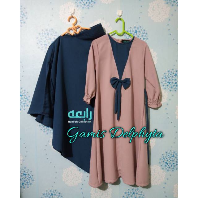 Set gamis anak 3-4 tahun