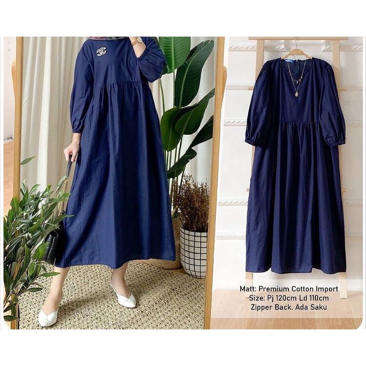 ROSSA MIDI DRESS / DRESS KATUN / MIDI DRESS KATUN / ROSSA DRESS KATUN