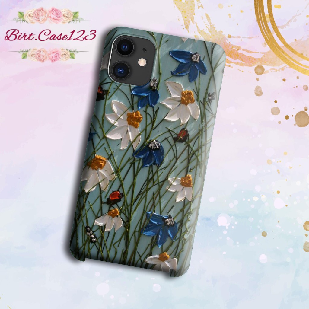 Hardcase PAINT FLOWER Oppo A3s A1k A5 A9 2020 A7 F9 A5s A31 A52 A92 A37 A53 A83 F1s F11 Pro BC933