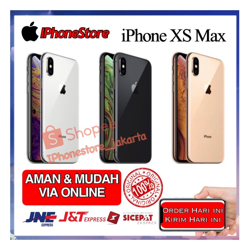 iPhone XS Max 64GB / 25   6GB / 512GB Seken Original Fullset | Shopee