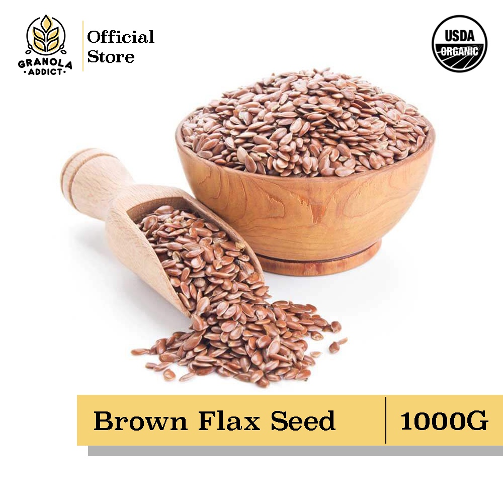Granola Addict - Brown Flax Seed / Biji Rami 1000G