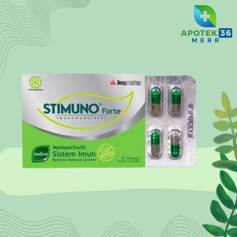 STIMUNO FORTE Vitamin Daya Tahan Tubuh ISI 10 Kapsul