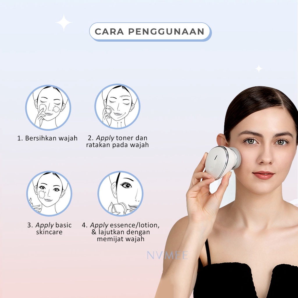 NVMEE - Rejuvenation Machine Alat Perawatan Pembersih Wajah Mesin Elektrik Meremajakan Kulit-5
