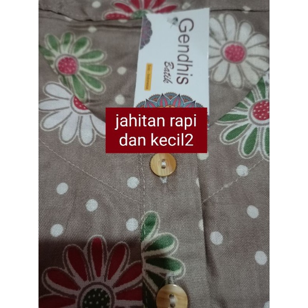 daster nagita busui jumbo LD 130 daster bali saku kanan Gendhis batik