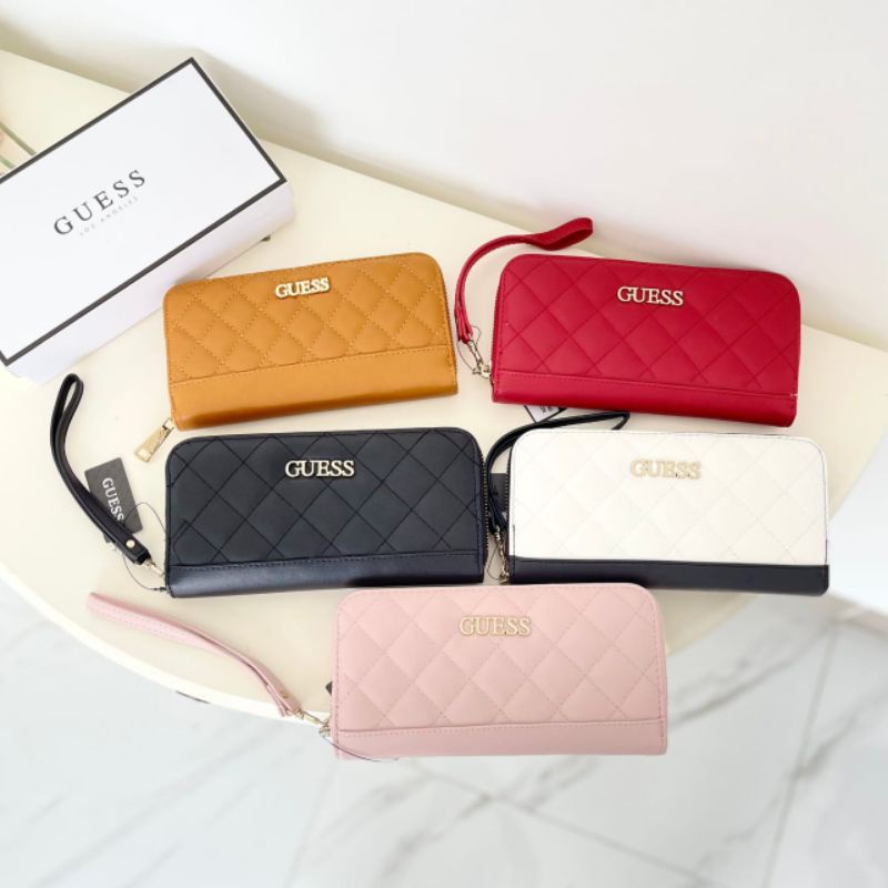 Guess Illy Maxi Quilted Wallet Original / Dompet Guess Original / Guess Wallet