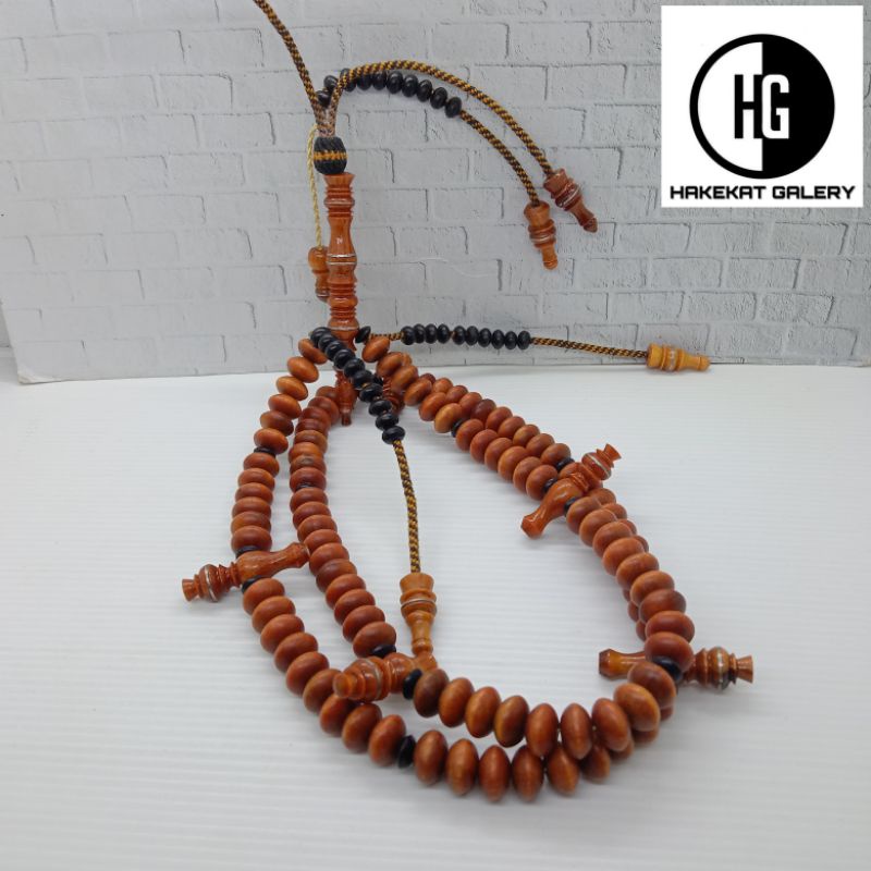 tasbih tijani kayu raja merah aghatis E249