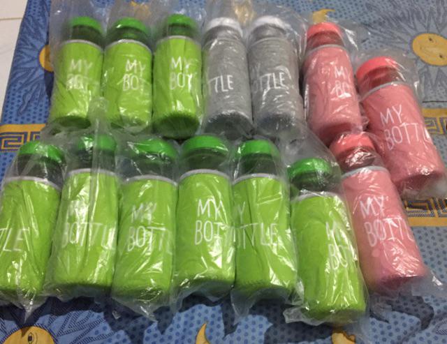 Bbm - 1kg 12pcs - My Bottle Bening Berlogo bpa Free Free Pouch Busa Warna