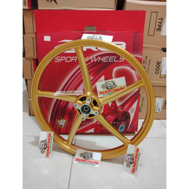 Velg RCB depan Mio Jupiter Vega F1zr jupiter MX 135 Vega ZR Jupiter z1 Velg RCB SP522 palang 5 gold