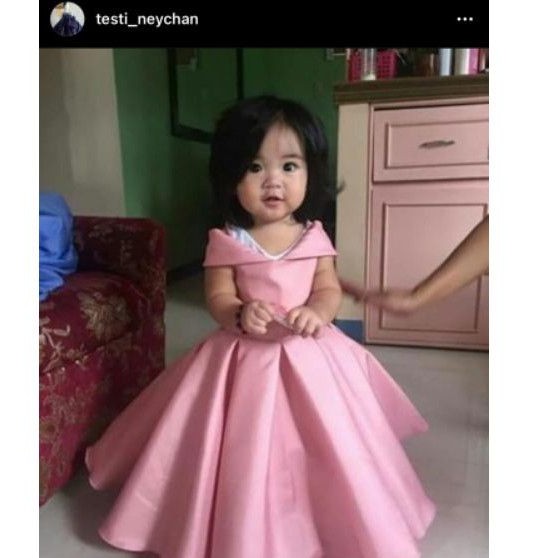 gaun alice dress bayi neychan gaun ulang tahun baptis aqiqah