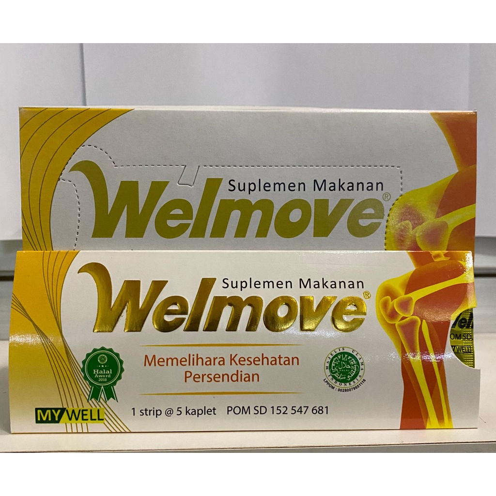 Welmove Perstrip 5 Tablet / Suplemen Untuk Persendian