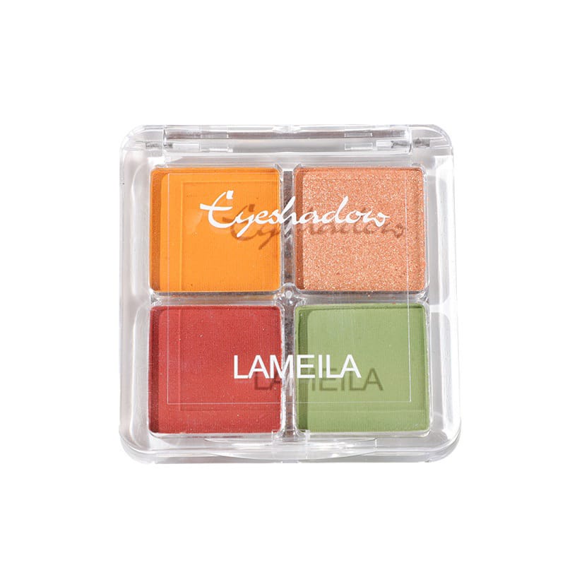 LAMELA 3049 Eyeshadow Lameila 4 Warna Pigmented Eyeshadow Korea 4 Colour Lameila Eyeshadow Pallet Korean Eyeshadow