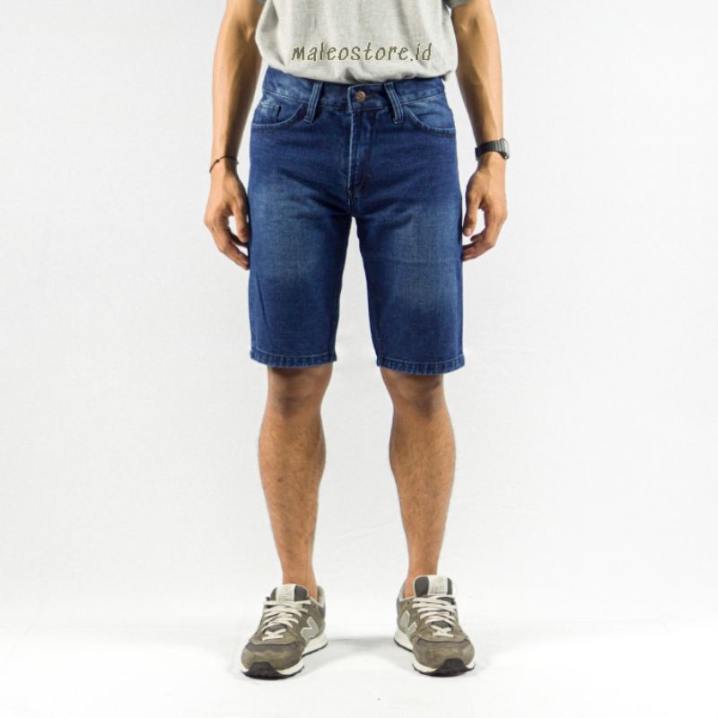 CELANA JEANS PENDEK PRIA /CELANA PENDEK STANDAR REGULER PRIA / SIZE 27 Sampai 38