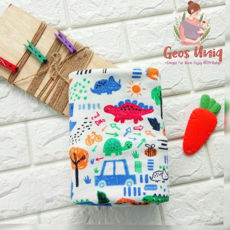 Kualitas Terpopuler GEOS UNIQ - gendongan / gendongan bayi / gendongan kaos motif RED DINO