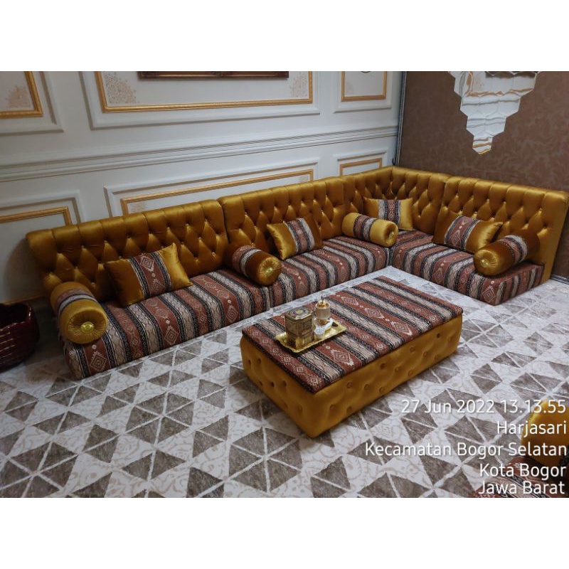 Sofa Arabian Lesehan Coklat