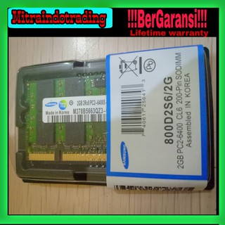 RAM SAMSUNG SODIMM DDR2 2GB PC6400 BERGARANSI