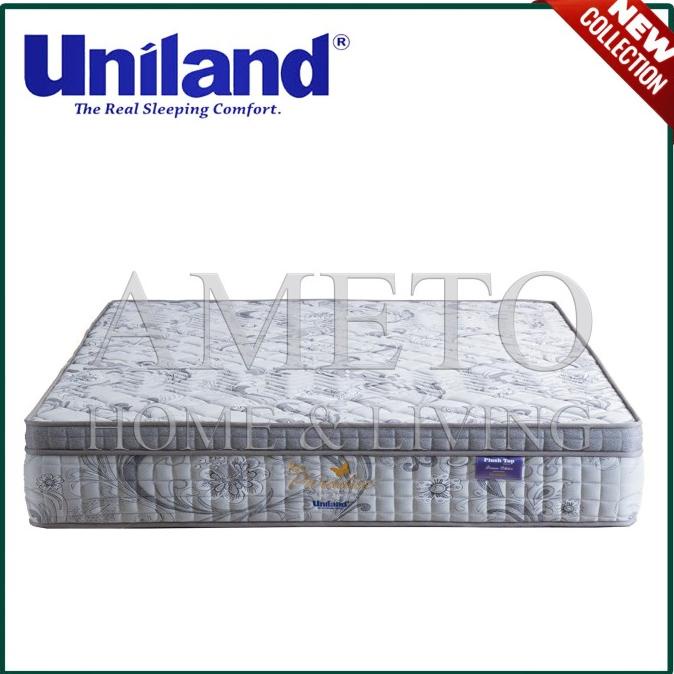 Kasur Spring bed Uniland Plush Top 180x200 Grey