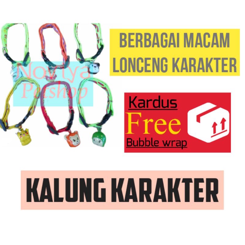 kalung lonceng karakter