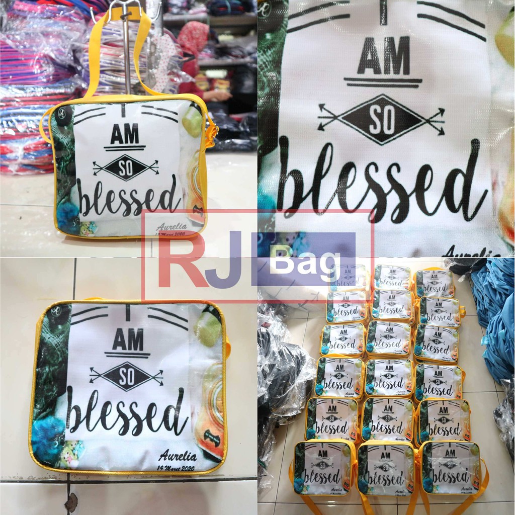 Jual Tas Grosir Murah Promosi Seminar Kit  Ransel Custom Sablon Tas Jinjing Wanita Mini Souvenir Pernikahan Termurah Bahan Bagus