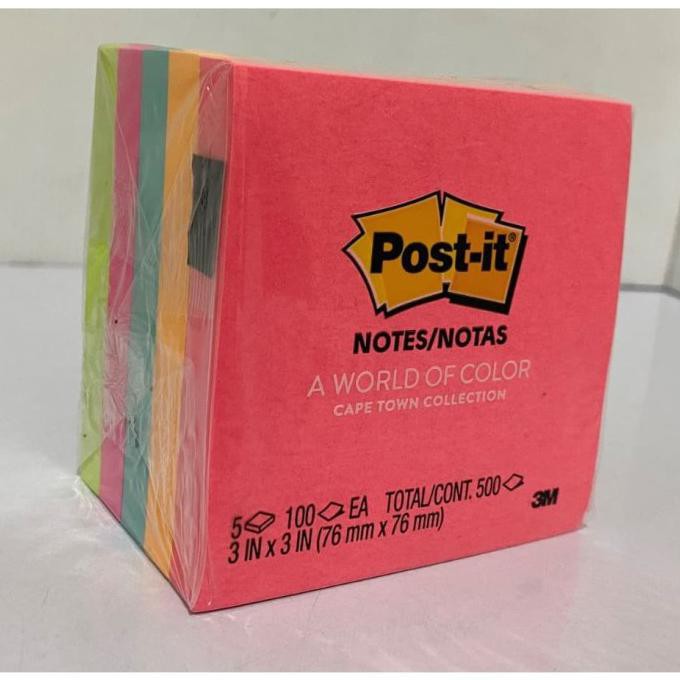 

Cuci Gudang Awal Tahun Sticky Note Post it 3M 654 Warna 76 x 76mm (654PK) Diskon