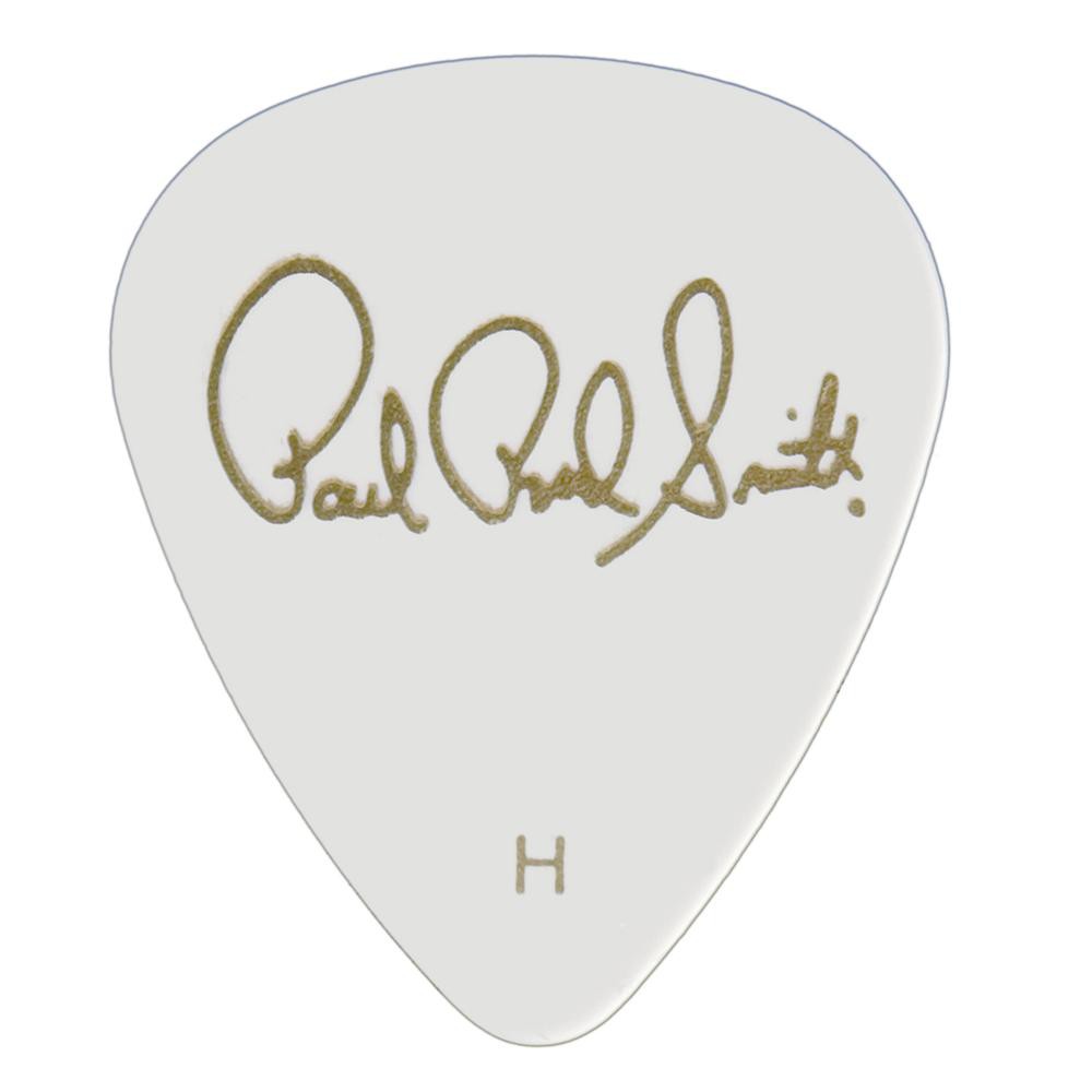 PRS Solid White Celluloid Guitar Pick 12-Pack Heavy