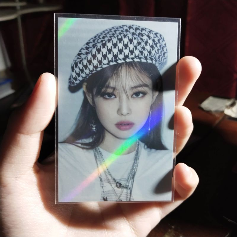 Jennie blackpink benefit withdrama the album photocard