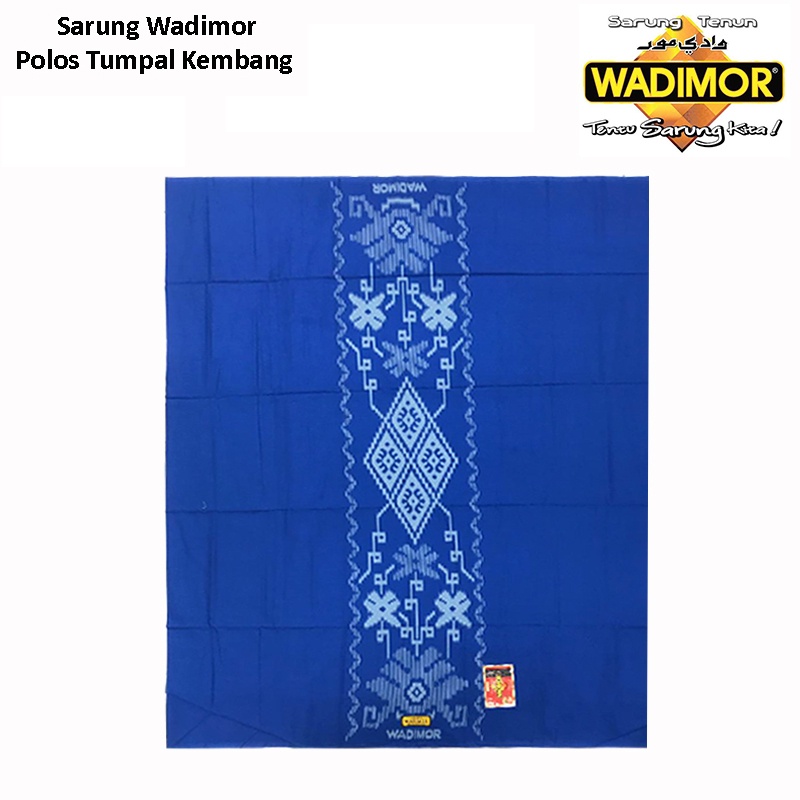 Sarung Tenun Wadimor Tumpal Kembang Motif Bali Sarung Dewasa Polos Tumpal Kembang