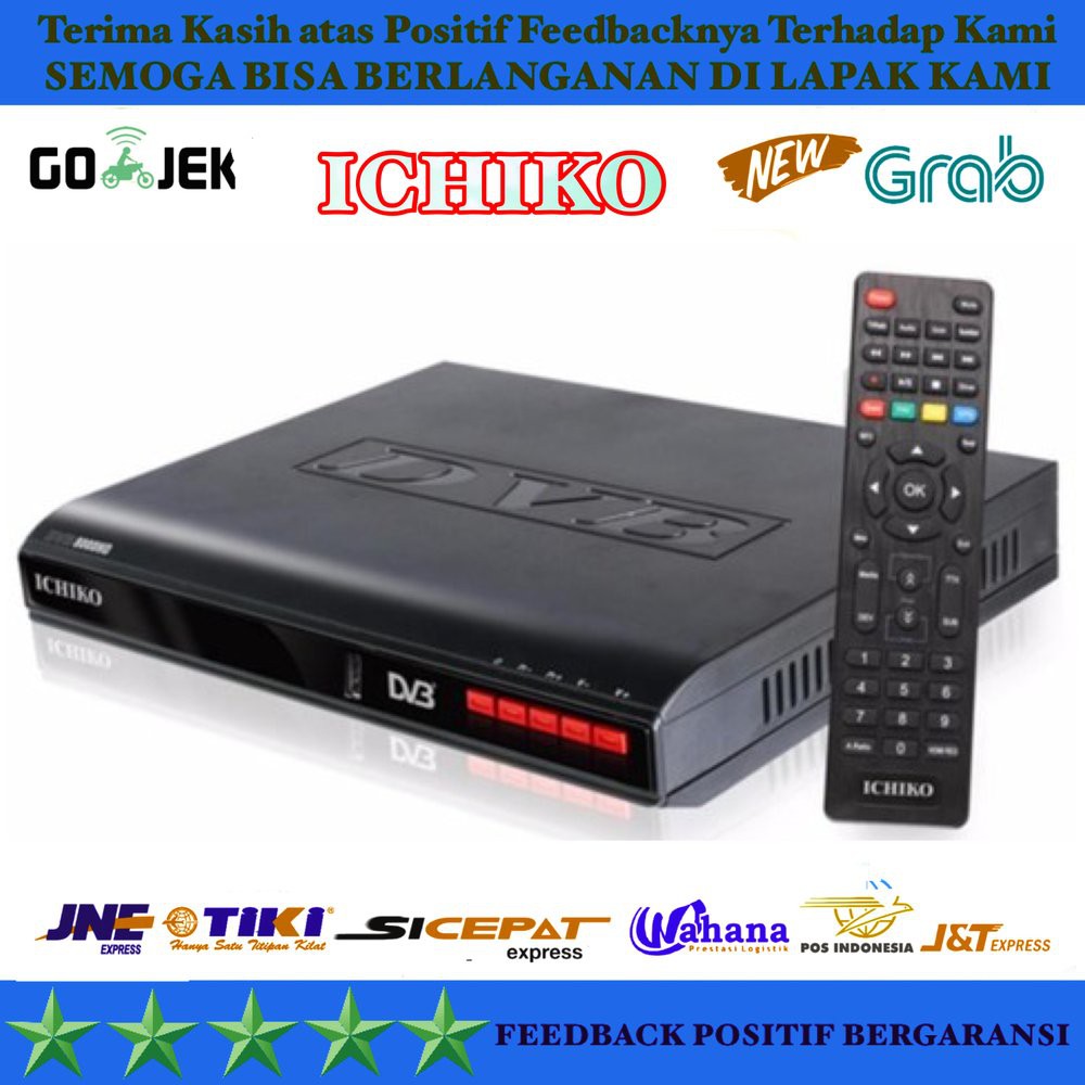 Set Top Box ICHIKO DVB 8000HD Alat Penerima Siaran TV Digital ORIGINAL