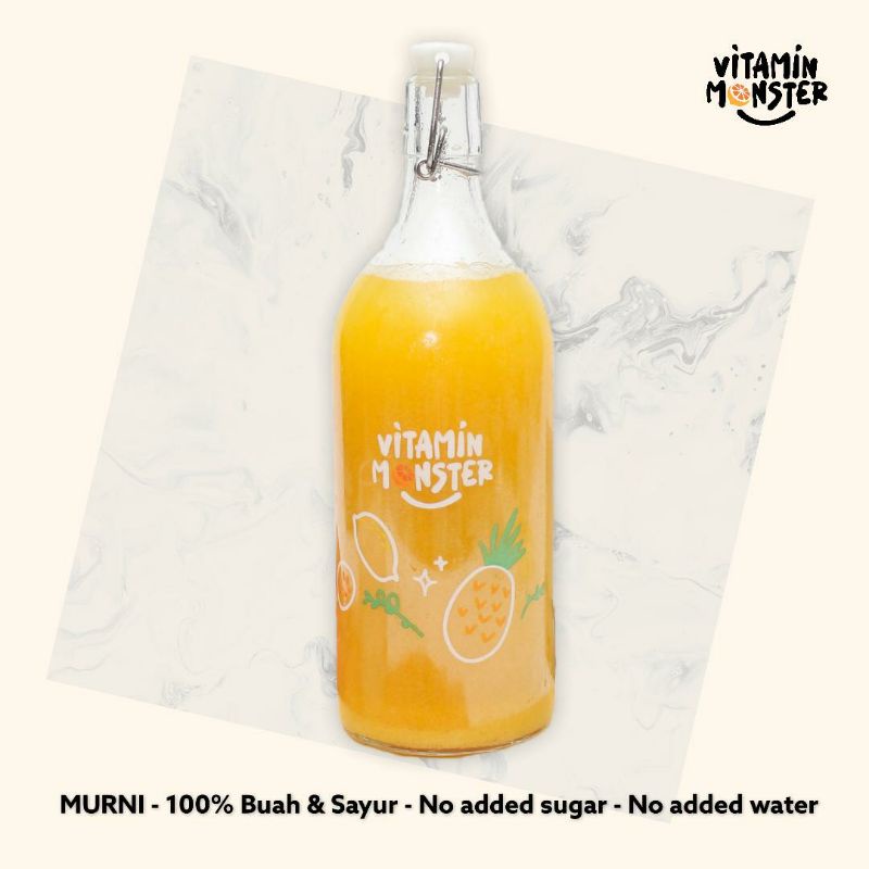 

Coldpress Juice 100% MURNI EXCLUSIVE PACKAGING #SUPERSHINE By Vitamin monster