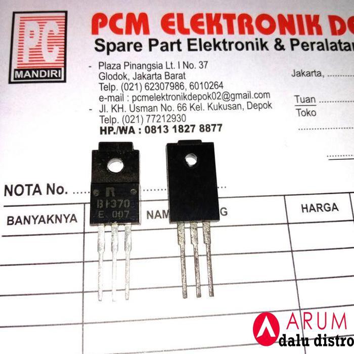 B1370 B 1370 2Sb1370 2Sb 2 Sb1370 Tr Transistor To220 To-220 Pcmelebik54 Berkualitas