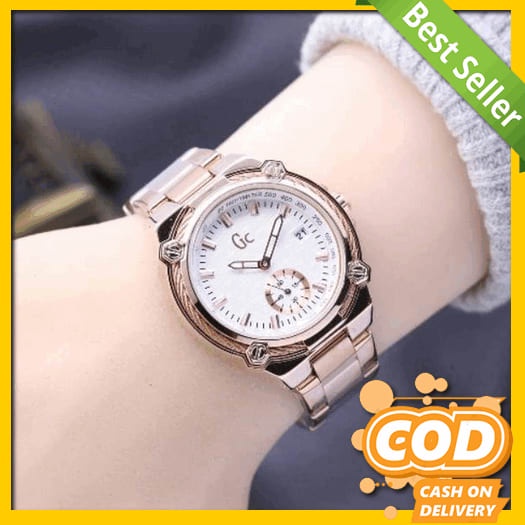 Jam Tangan Wanita Premium Rantai Ori Elegan Terbaru 2022 Bermerek Jsm Tangan Bulat Kotak Stenlis Imp