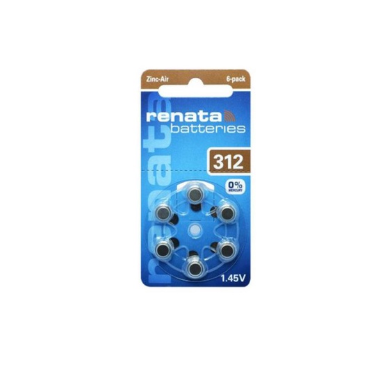 RENATA ZA 312 HEARING AID BATTERY