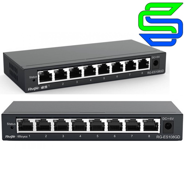 RUIJIE RG-ES108GD 8 Port Gigabit Metal Case unmanaged Switch