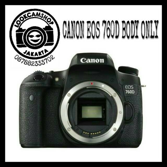 KAMERA DSLR CANON EOS 760D 760 D - BO ( BODY ONLY ) - WIFI