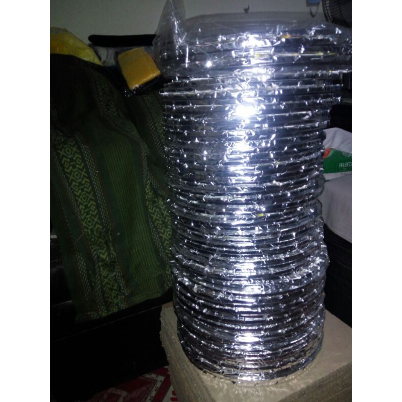 

alas tart bulat bahan karton UK 30cm tebal/ doble isi 12 pcs