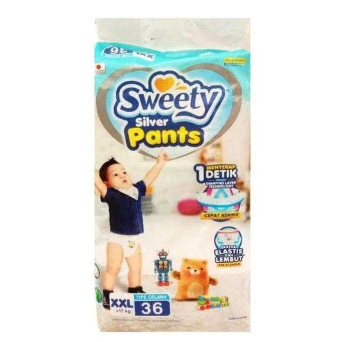 Sweety Silver Pants Xxl36 - Xxl 36