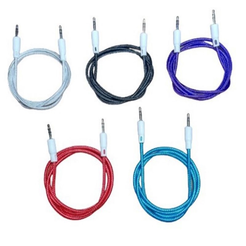 kabel audio 1 ke 1 kabel aux 1 in 1 jack 3.5mm panjang 1m harga bersaing