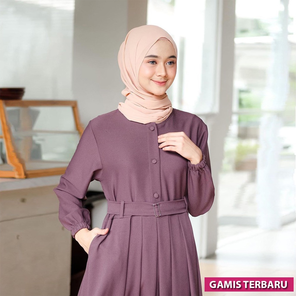 TRAND model Baju Gamis Remaja Terbaru N_muslimah Kekinian 2022