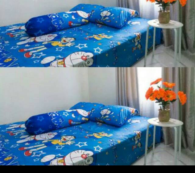 Sprei single kasur no 3 ukuran 120x200cm sprei karakter murah sprei kasur single  no 3 bisa COD