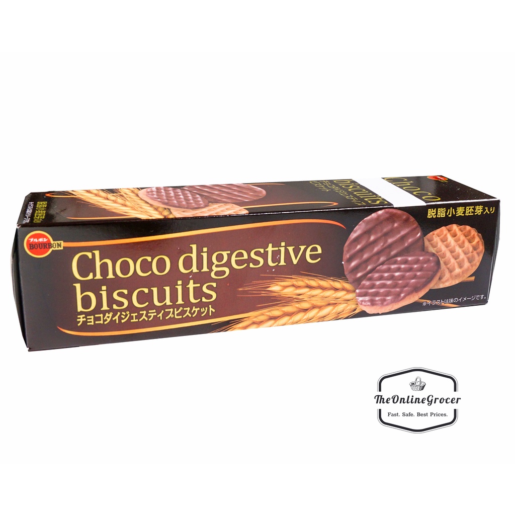 Bourbon Choco Digestive Biscuits 96gr