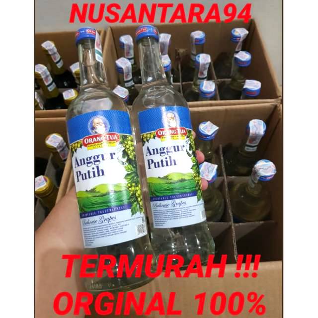 

Anggur putih 620ml (12botol)