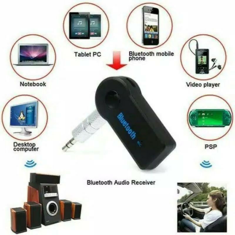 USB BLUETOOTH RECEIVER CK-02/CK-05/CK-06 ADAPTER MUSIC + CALL AUDIO RECEIVER PLUG &amp; PLAY