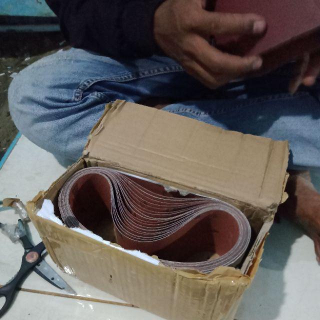 Kertas Pasir Amplas Sander 4 X 24cm 4x24cm Grit 180 Halus Ekamant