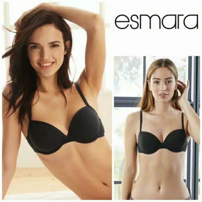 ESMARA COTTON BRA BLACK