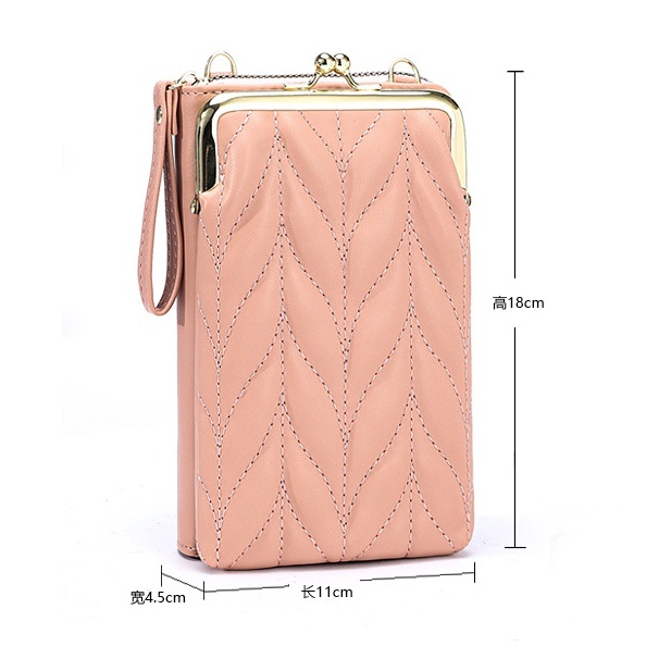 DOMPET HP SELEMPANG WANITA KULIT RALIA SLING BAG HANDHONE KOREA POCKET SLOT KARTU UANG FASHION REMAJA KEKINIAN MURAH CEWEK PREMIUM BATAM BRANDED