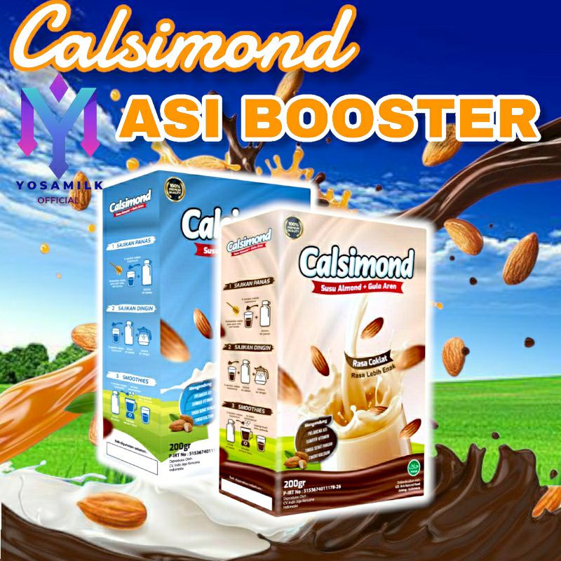 afis susu almond almom almonde Calsimond pelancar asi