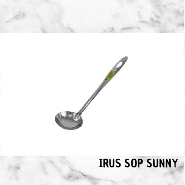 IRUS SOP STAINLESS / CENTONG SOP SAYUR / IRUS SOP BUAH / CENTONG KUAH SUNNY 6 cm