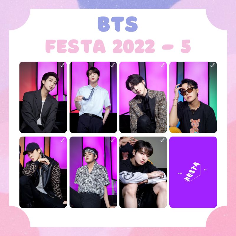 [BTS] FOTO/PHOTOCARD BTS FESTA 2022 ‼️ BACA DESKRIPSI ‼️