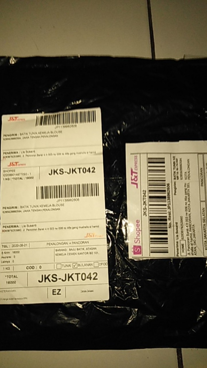 Baju Batik  Atasan Kemeja Cewek Kantor Bd 101