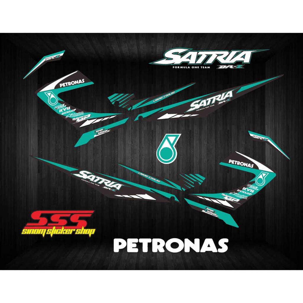 Decal Striping Satria Fu Facelift Petronas